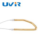 Tubo de calefacción infrarroja con revestimiento de oro de 230V 1380W, lámpara IR 3D