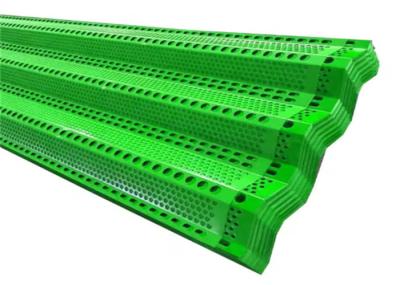 Green Color Anti UV Galvanized Windbreak Fence Panels Weatherproof For Coal