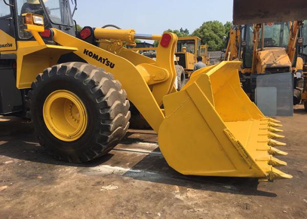 Japão original fez o carregador usado WA380-3 da roda de KOMATSU com a cubeta nova dos pneumáticos