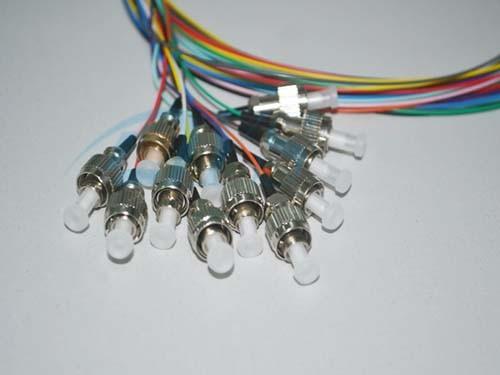 ST / PC Optic Fiber Connectors 12 Cores Cable Singlemode For Telecom Network