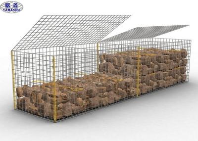 Galfan revestiu a resistência de corrosão da prova da oxidação das gaiolas da parede da rocha de Gabion