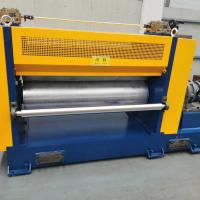 Checker Pattern Metal Coil Embossing Machine Steel Sheets Plate With 1250mm 8m / Min