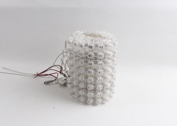 DC12V IP67 Écran LED en maille flexible Affichage P31 Écran de grille étanche à l'eau pour les centres commerciaux