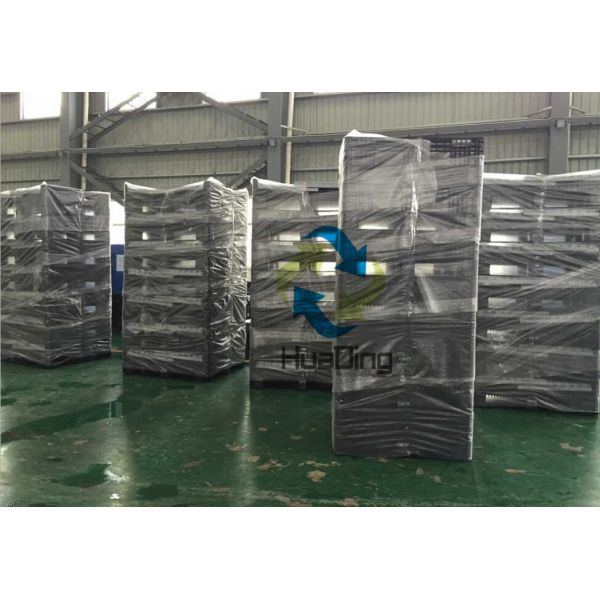 Large Capacity Foldable Plastic Container with 4T Static Load and Collapsible Design
