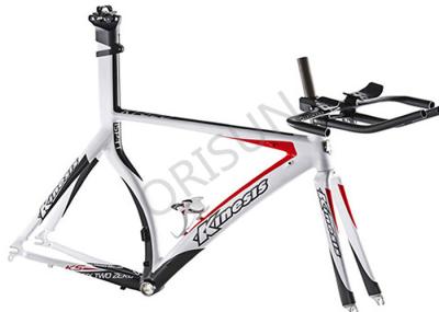 Aerodynamic Aluminum Time Trial Frame Multi Color With Flat Integrated Seatpost