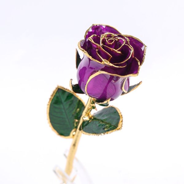 Factory Direct Sales of Hot New Products, 24K Gold-plated Roses, Creative Qixi Festival and Mother's Day Gifts, Wholesale