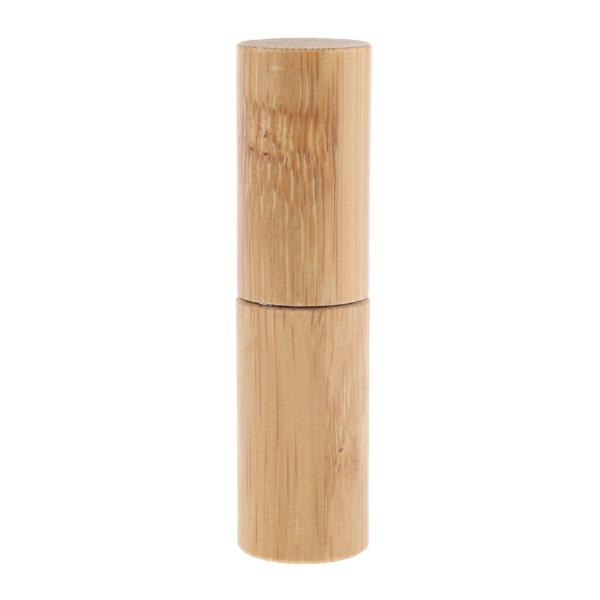 5ml 2.8 Inch Empty Cosmetic Bottles Bamboo Cosmetic Packaging Oil Roller SGS