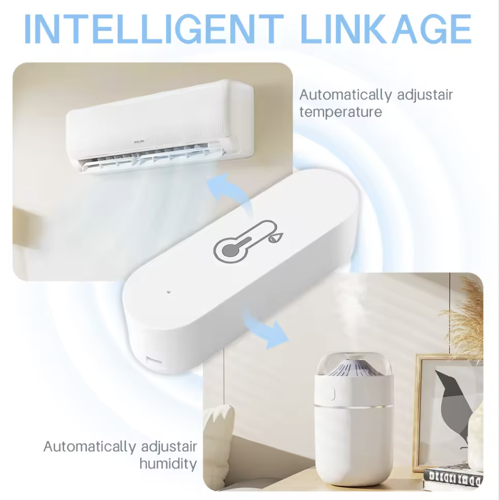 App Support IOS And Android Smart Home Sensors Featuring Operating Temperature Range Minus 10 Celsius To 50 Celsius and Email Alerts for Security