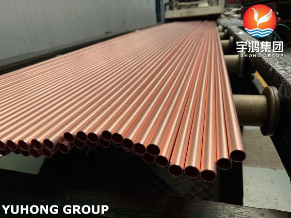 Copper Alloy Tube JIS H 3330 C1220T Copper Nickel Seamless Condenser Tubes