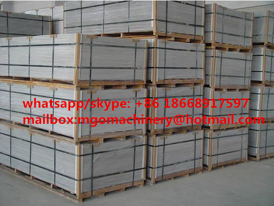Anticorrosive White Magnesium Oxide Board Production Line Mgo Plate Forming Equipment