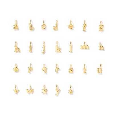 18k Gold Plated 925 Sterling Silver Metal 26 Alphabet Initial Letter Charm Necklaces