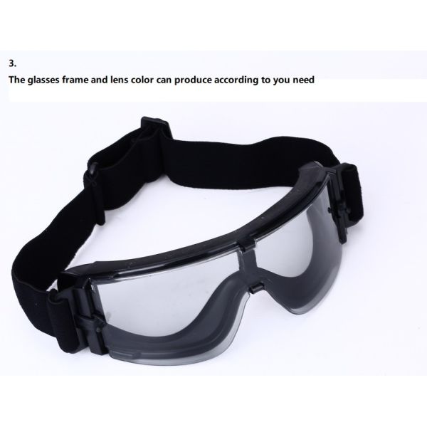 Polarized Tactical Military Goggles , Military Issue Prescription Glasses  TR90 Hunting