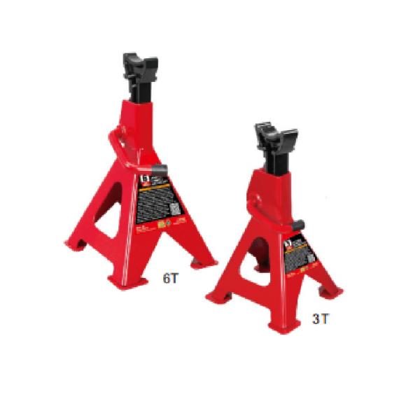 Laboratório Jack Container Lift e Jack Stand em um carro Jack Stand