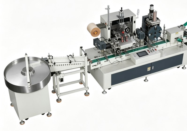 PVC Sleeve Labeling Machine Accurate Automatic Sleeve Packing Machine High Speed