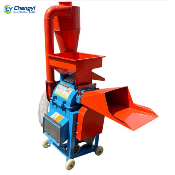 Steel Self Priming Grass Pulping Machine High Performance Forage Grinding Equipment