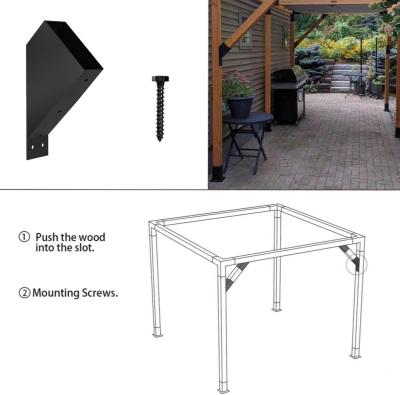Pergola Brackets 6x6 Actual 5.6 x 5.6 Rafter Post Brackets Deck Railing Brackets
