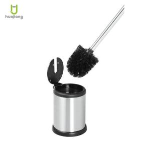 Economic Stainless Steel Toilet Brush with Easy Automatic Open Holder and Anti