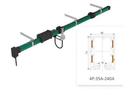 Power Supply Crane Spare Parts Current Collector Sliding Contact Line Conductor Bar Systems