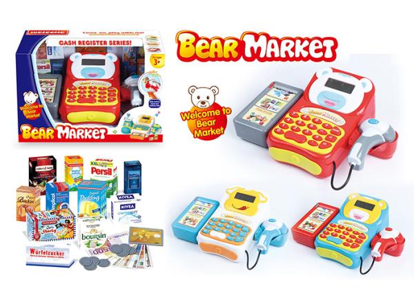 AA Battery Powered Caculator Scanner Mic Children's Play Toys For Boys And Girls