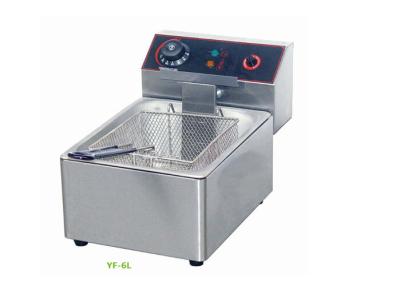Fryer индукции SS304/201 картофельной стружки 2.5KW 6L коммерчески для супермаркетов