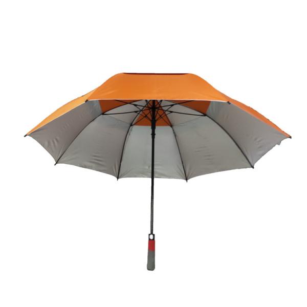 Respiradouro do guarda-chuva do golfe das duplas camada forte com Logo Prints