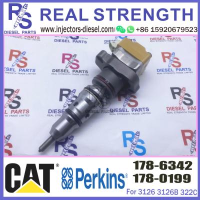 инжектор топлива частей двигателя дизеля 3126 инжектора топлива 3126B 1786342 178-6342 для инжектора двигателя дизеля