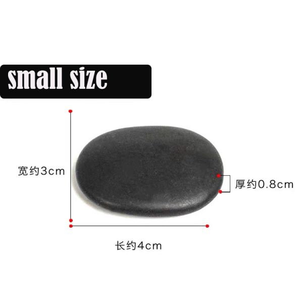 Body Massage Properties Volcanic Stone for Massage 16pcs Black Energy Stone Tools
