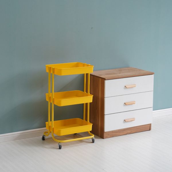 Вагонетка хранения яруса тележки 3 организатора завальцовки ISO на колесах