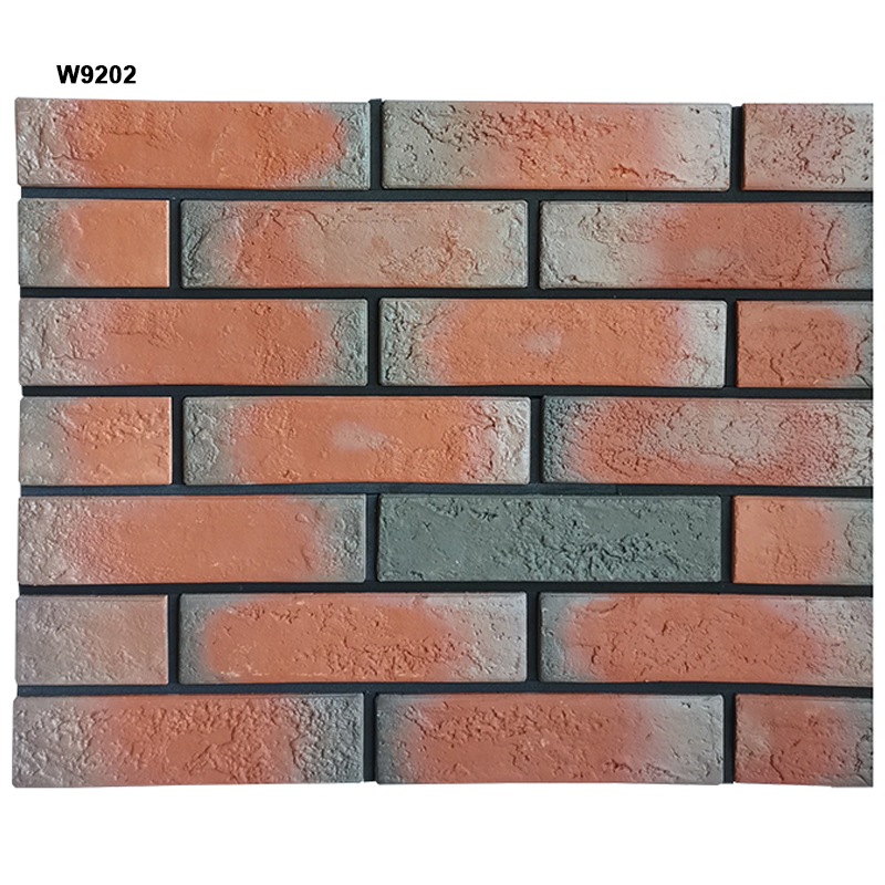 Split Wall Face Brick Outdoor Villa Garden Exterior Wall Decoration Clay Split Facing Brick for Building Facade Construction