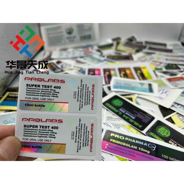 Фармацевтическая голограмма Winstrol Oil Base 10 мл Флакон 10 мл Этикетки на флаконах