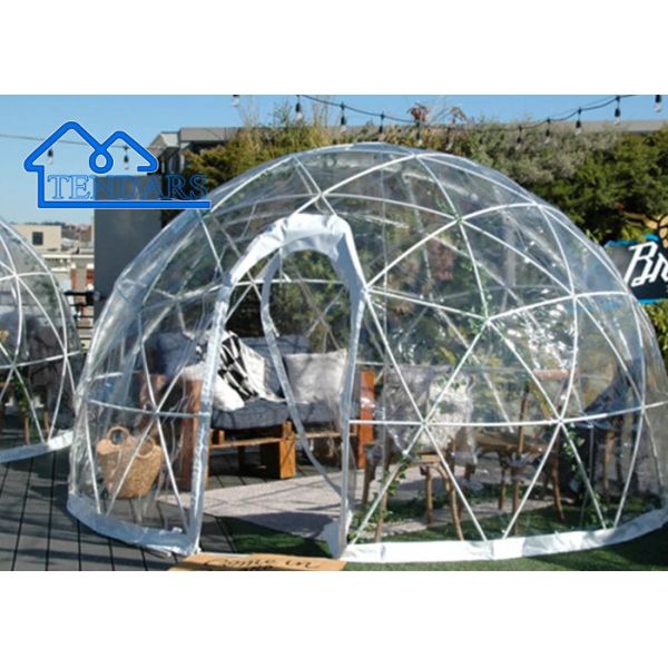 Ультрафиолетоустойчивый коммерческий купольный шатер огнеупорный иглу охладитель купол домашняя форма