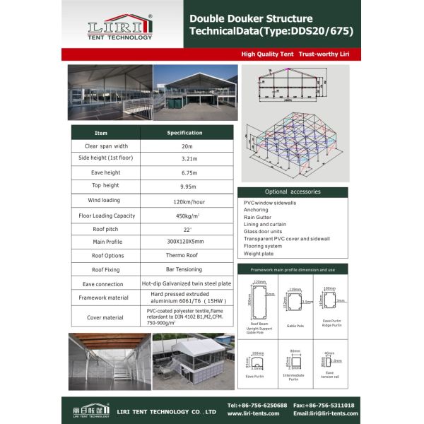 Алюминий и пик ПВК шатры двойной палуба высокий используемые для верховой езды и на открытом воздухе событий