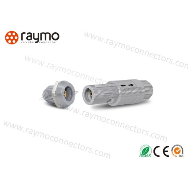 Self Latching Locking Plug And Socket Connectors Plastic Material Compatible With Lemo