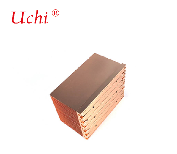 Servers Copper Heat Pipe Radiator Buckle Fin Heat Sink Data Center Cooling