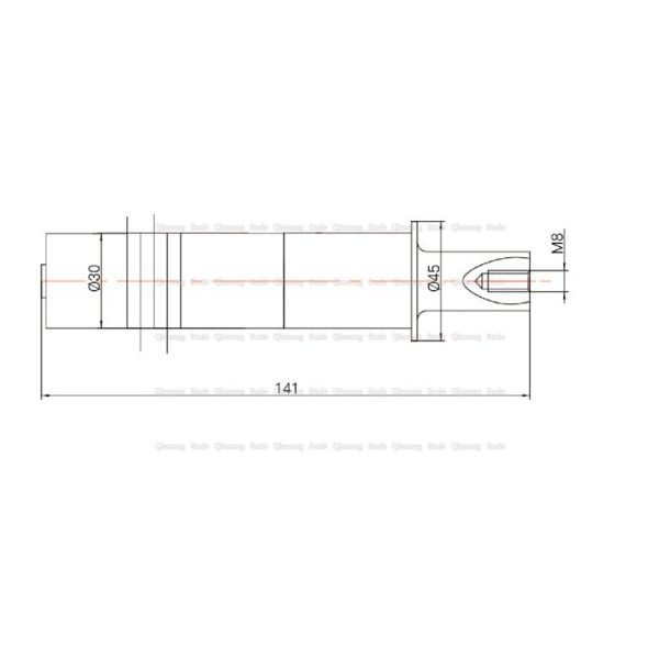 35Khz Column Type Ultrasonic Welding Transducer With Aluminum Booster 700w
