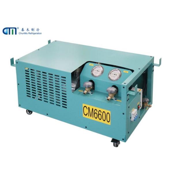 Industrial CM6600 Refrigerant Recovery Machine with 2HP Oil-Free Compressor and 600 kg/h Recovery Rate