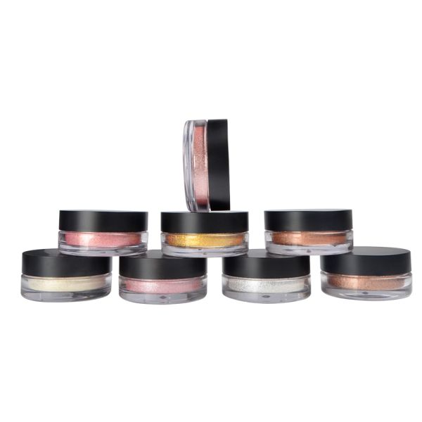 Sparkly Loose Powder Face Makeup Highlighter Mineral Ingredient 8 Colors Available