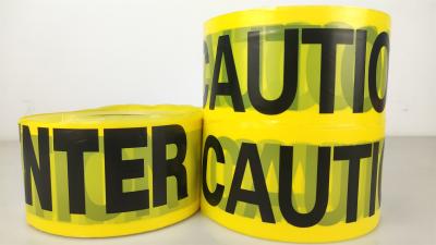 Projete fita de advertência da limitação alta da resistência de abrasão