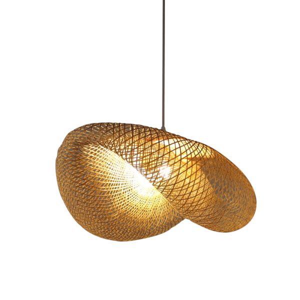 Woven pendant light For Bedroom Kitchen Dining room Lighting Fixtures (WH-WP-05)