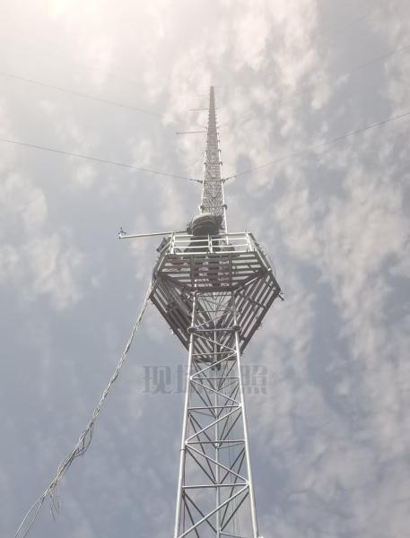 Lattice Hot Dip Galvanizing Wind Measurements Iron Guyed Tower for Sale