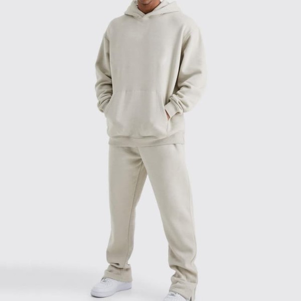 Custom Tracksuits Set Heavyweight Blank Oversized Hoodie Set Streetwear