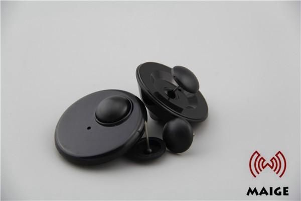 Supermarket Anti Theft Pin , Black Stainless Steel Pins Easy Installation