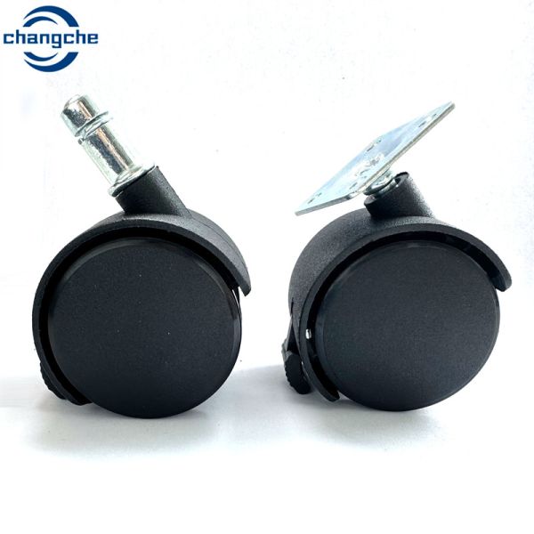 2 Inch Nylon&TPR Heavy Duty Caster Wheel Swivel Stem/Thread Casters With Lock