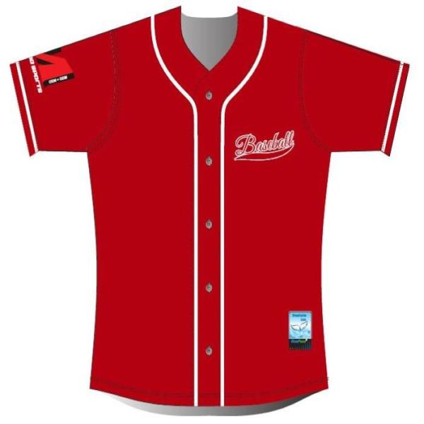Full Button Front XS Baseball Teamwear Uniforms Custom For Men