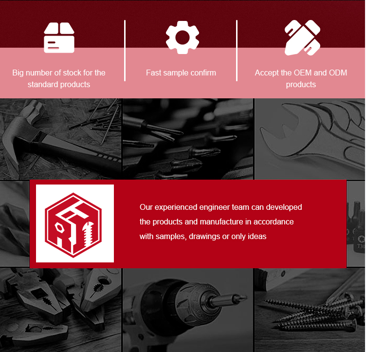 Метрические гипсокартонные винты Грубая нить для черной гипсовой доски Прочный стальной материал