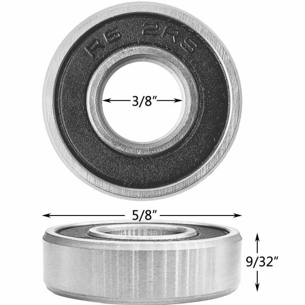R6 2RS Deep Groove Ball Bearing with C3 Clearance