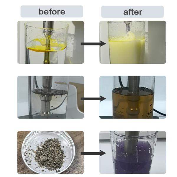 Máquina homogeneizadora ultrasónica mezcladora ultrasónica emulsionadora para aceite
