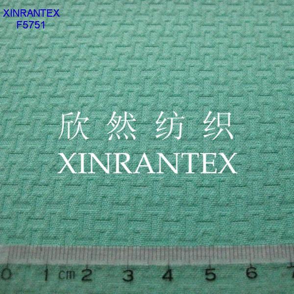 F5751 lady fashion 100% polyester ITY dobby fabric