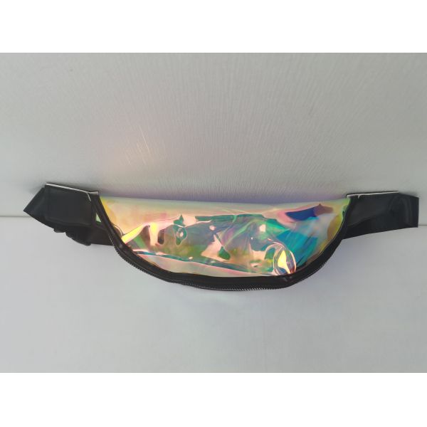 Transparent PVC Bum Bag Fashion Reflective Waist Bags Holographic Laser Fanny Pack
