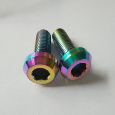 CNC Machined Titanium Race Parts Gr5 Titanium Race Bolts For Car Cover